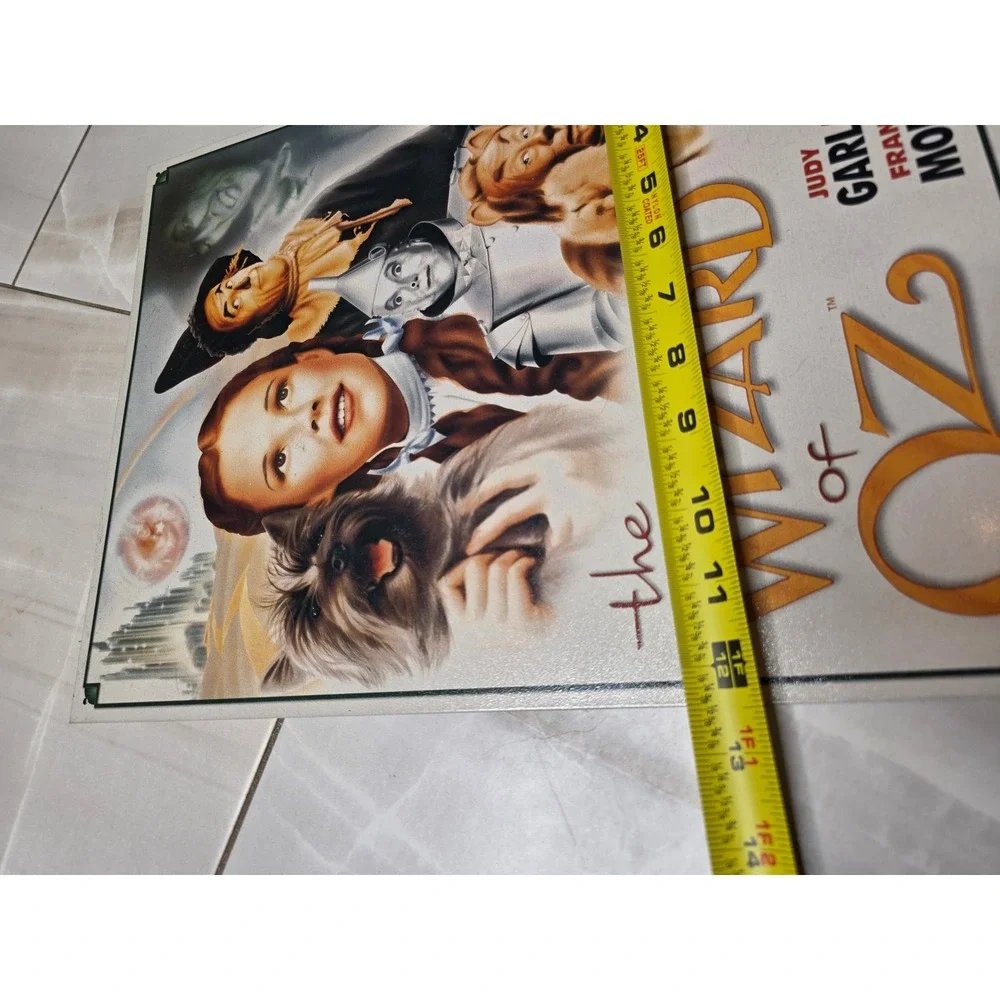 Wizard‎ of Oz Tin Metal Sign Movie Poster Art Judy Garland 16x12.5 Item 1563